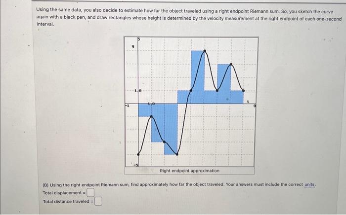 Solved Your task is to estimate how far an object traveled | Chegg.com