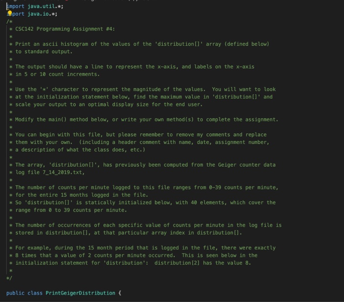 Solved import java.util.*; mport java.io.*; * CSC142 | Chegg.com