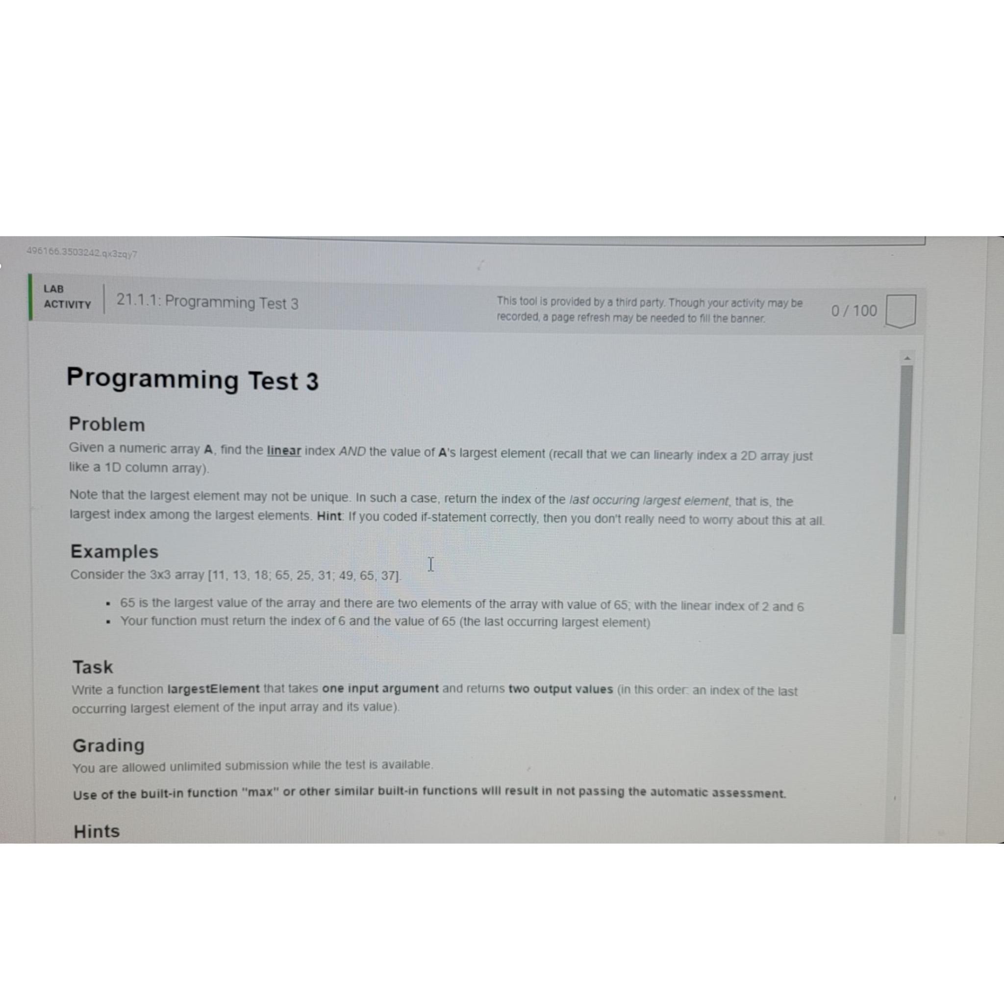 Solved 496166.3503242.q×3zq77LABACTIVITY21.1.1: Programming | Chegg.com