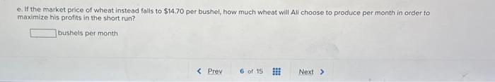 Solved Ali's Wheat Production Costs Instructions: Round your | Chegg.com