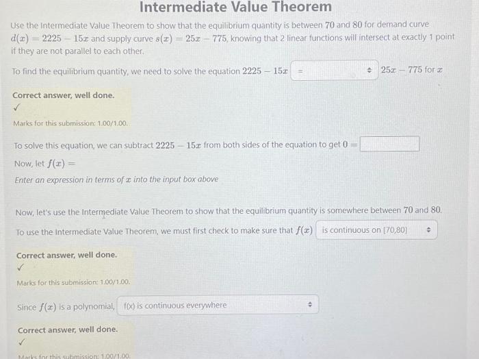 Solved Use the Intermediate Value Theorem to show that the | Chegg.com
