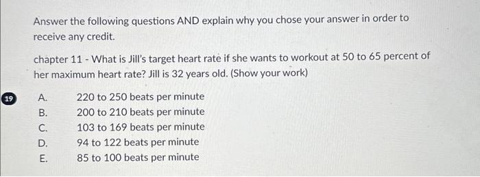 Solved Answer the following questions AND explain why you | Chegg.com
