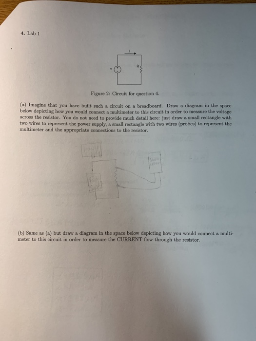 Solved 4. Lab 1 Figure 2: Circuit For Question 4. (a) | Chegg.com