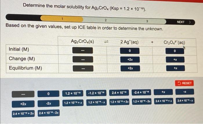 Solved Determine The Molar Solubility For | Chegg.com