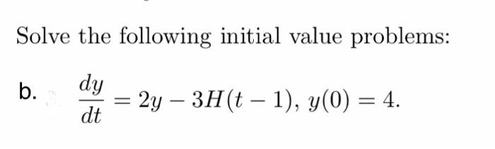 Solved 1.3.1 ODE dy + an-1dtn-1 dth du b + bou(t) (1.3.1)