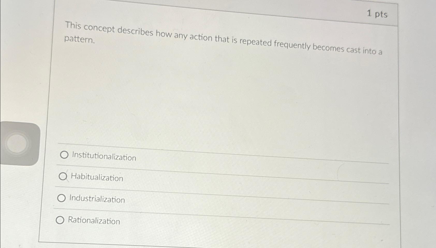 which term describes a repeated action in an algorithm