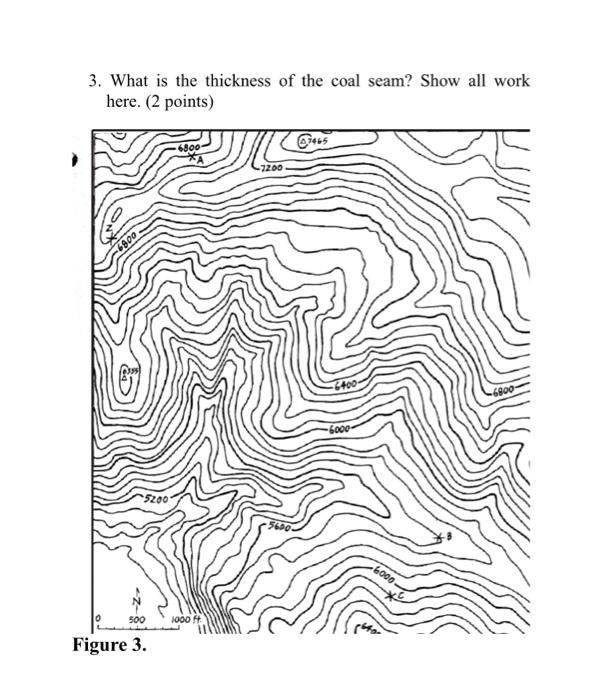 Solved Part 3: Planes and topography On the topographic map | Chegg.com