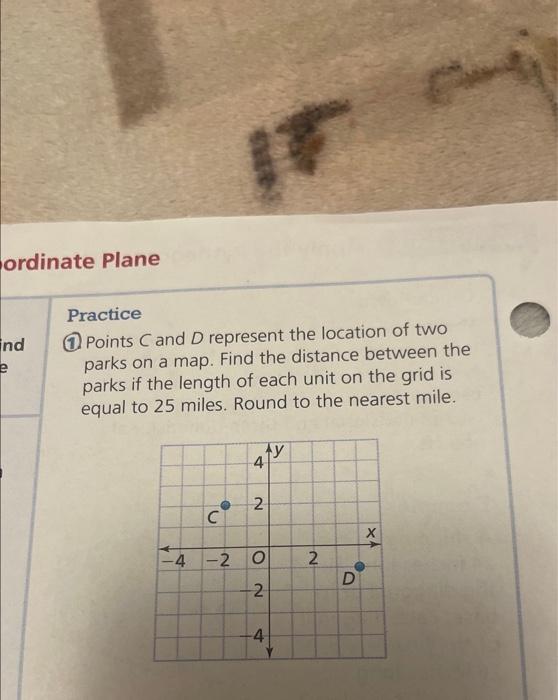 Solved Find Distance in the Coordinate Plane 358 Topic 6 | Chegg.com