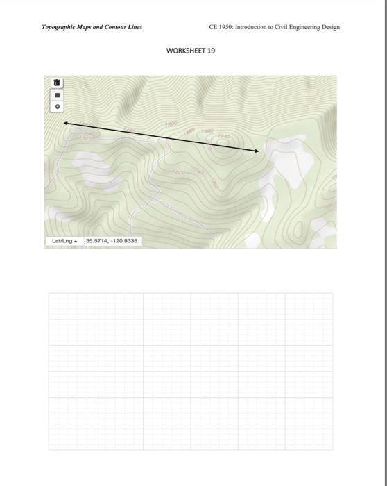 Draw the profiles along the lines shown on the first | Chegg.com