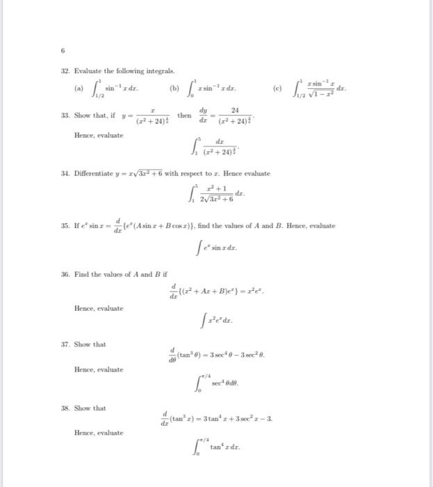 Solved topic integrationtopic series questionplease angswer | Chegg.com