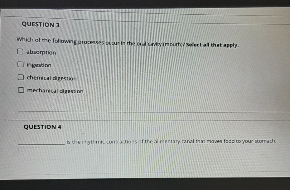 Solved QUESTION 3 Which of the following processes occur in | Chegg.com