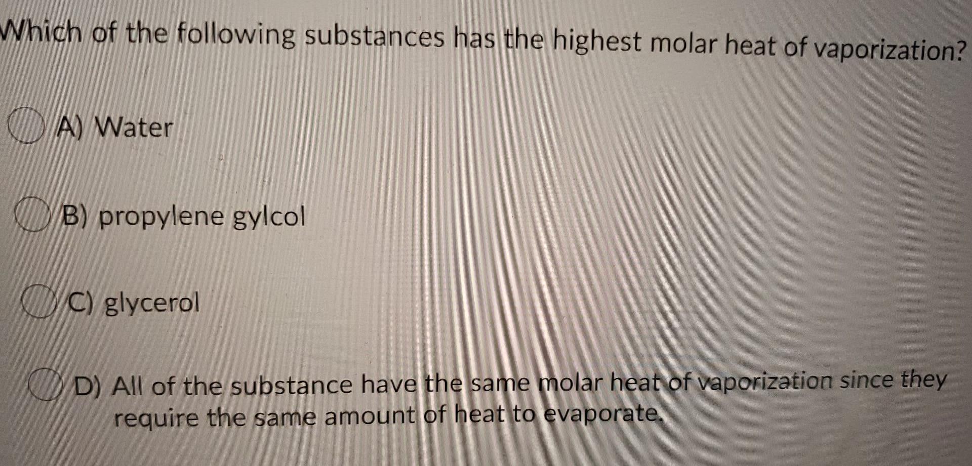 solved-which-of-the-following-substances-has-the-highest-chegg