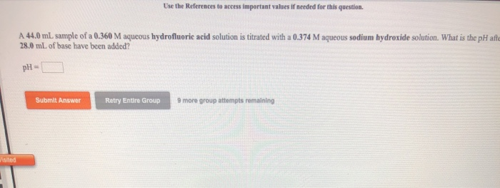 Solved En Es Important Values If Needed For This Question Chegg Com