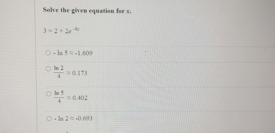 Solved Solve the given equation for | Chegg.com