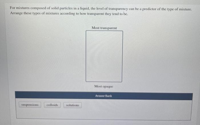 Classify The Given Mixtures As Heterogeneous Or Chegg Com