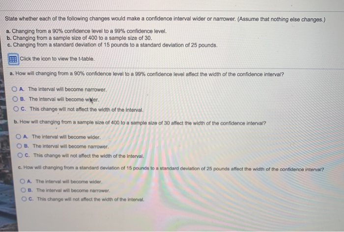 Solved State whether each of the following changes would | Chegg.com
