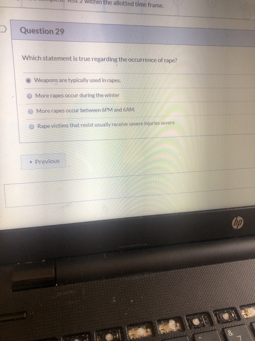 Solved Within the allotted time frame. Question 29 Which Chegg