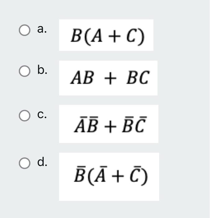 Solved A. B. C. D. | Chegg.com