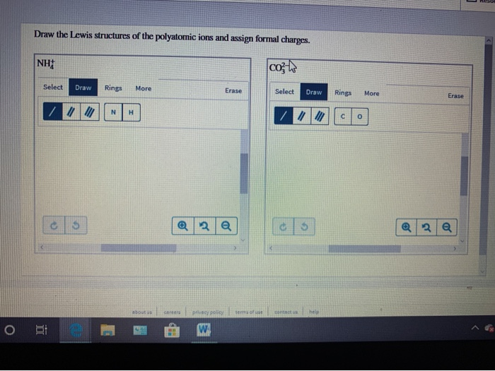 Solved Draw the Lewis structures of the polyatomic ions and | Chegg.com