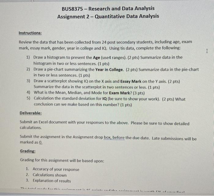 data analysis assignment 2