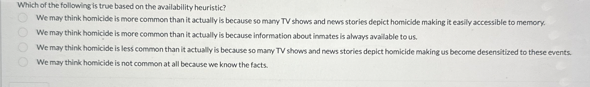 Solved Which of the following is true based on the | Chegg.com