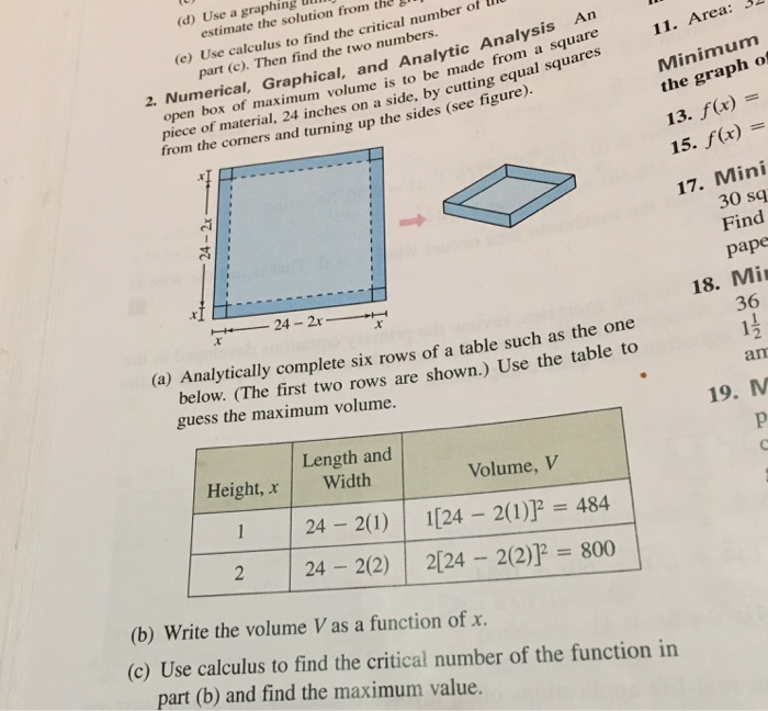 Solved explain the steps on how to do b and c on number 2 | Chegg.com