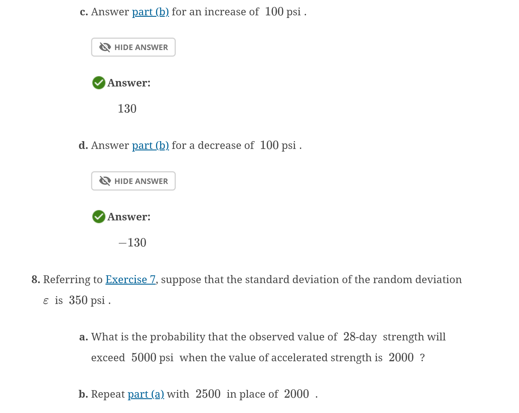 Solved 7. ﻿The article "Some Field Experience in the Use of | Chegg.com