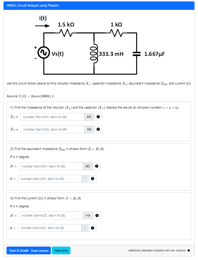 Solved Use the circuit shown above to ﻿find inductor | Chegg.com