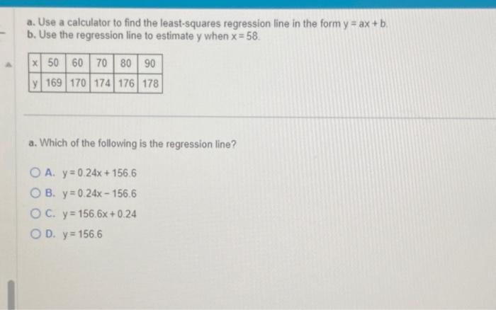 Least on sale squares calculator