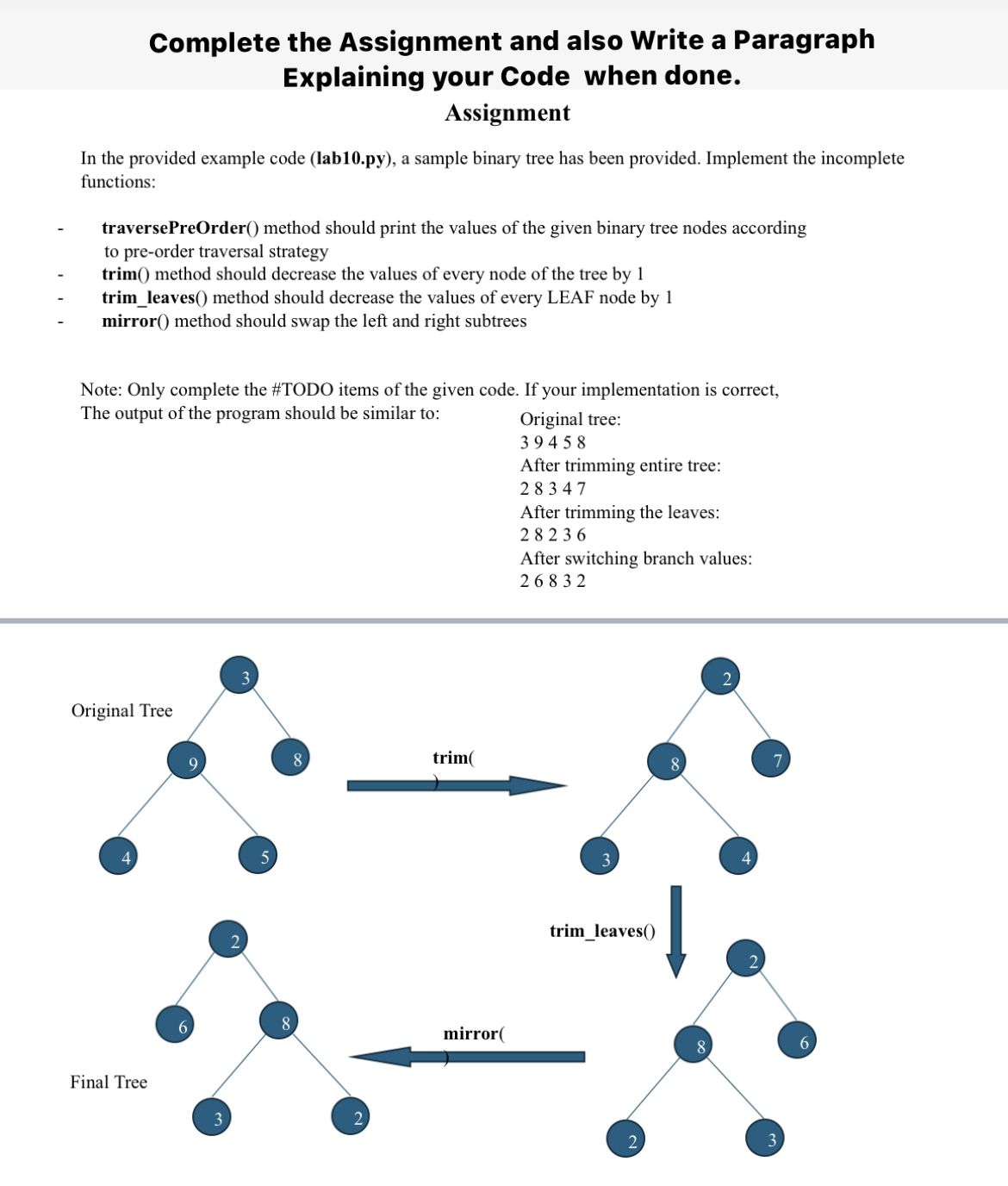 Solved Complete the Assignment and also Write a Paragraph | Chegg.com