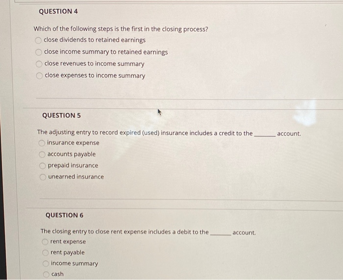Solved QUESTION 4 Which of the following steps is the first | Chegg.com
