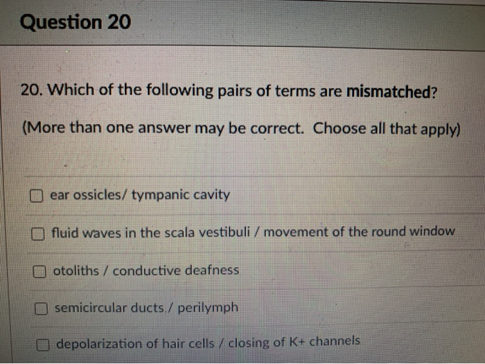 Solved Question 17 17 Which of the following statements Chegg com