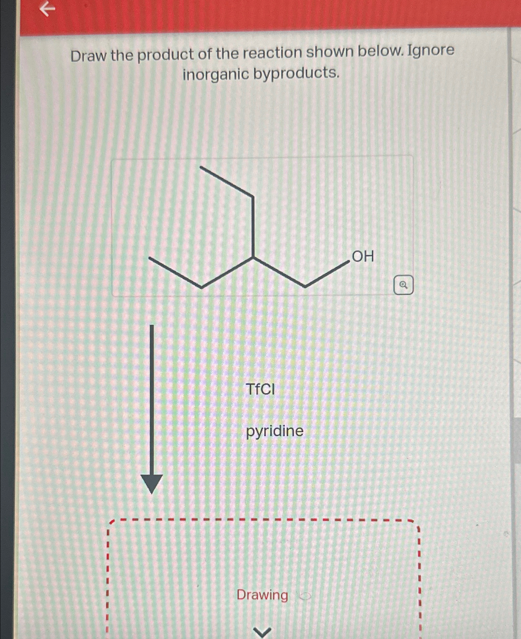 Solved Draw the product of the reaction shown below. Ignore | Chegg.com