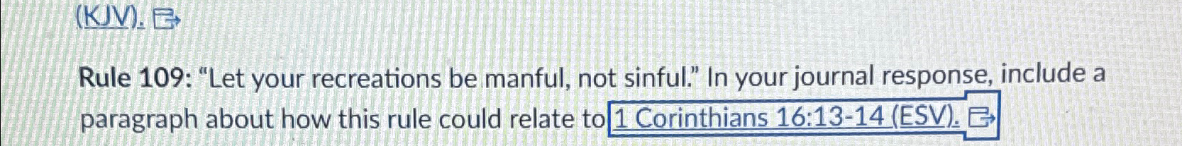 Rule 109: 