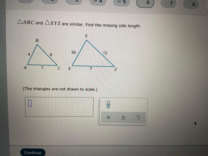 Solved The triangles below are congruent and their | Chegg.com
