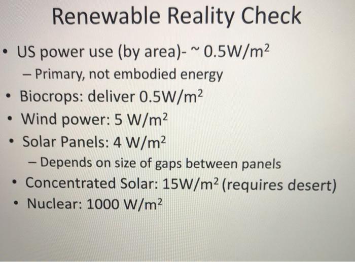 Solved Deliverable 1: What area of the US would you need to | Chegg.com