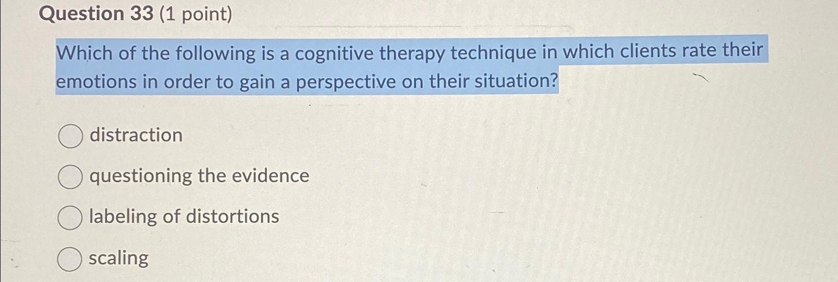Solved Question 33 (1 ﻿point)Which of the following is a | Chegg.com