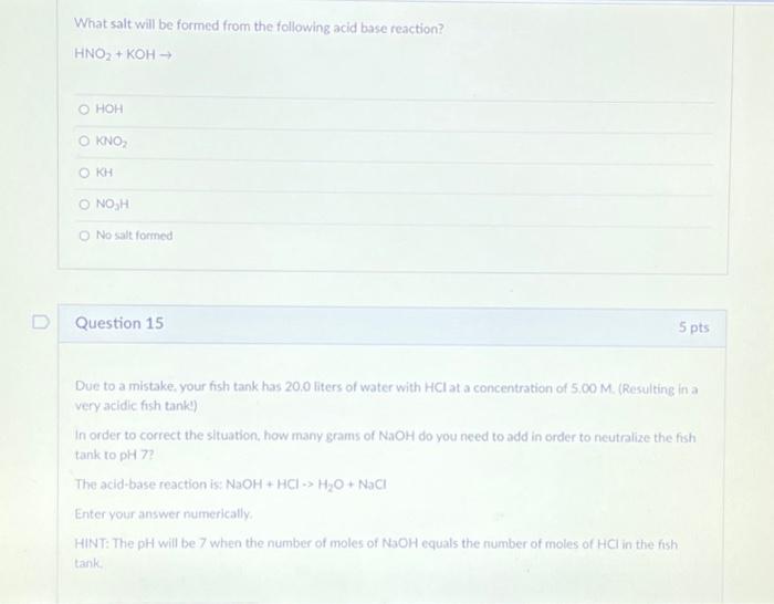 solved-what-salt-will-be-formed-from-the-following-acid-base-chegg