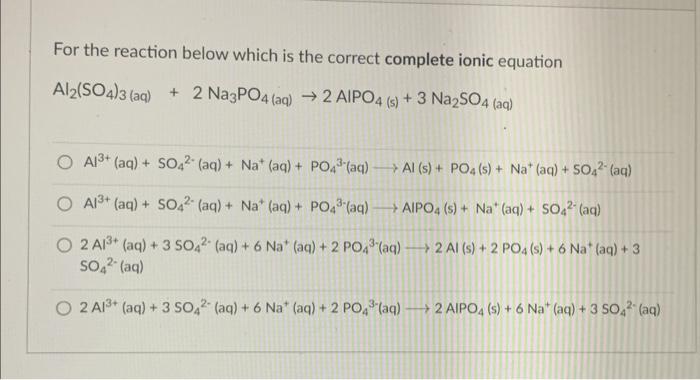 Solved Which of the following is the correct chemical | Chegg.com