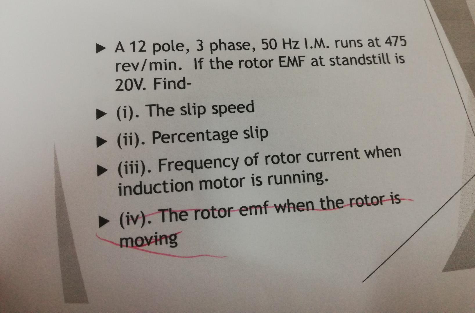 Solved A 230V shunt motor takes 5 amp at noload. The | Chegg.com