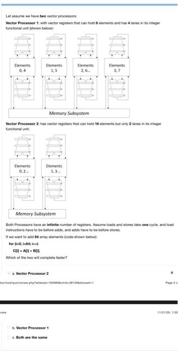 Solved Let assume we have two vector proceso Vector | Chegg.com