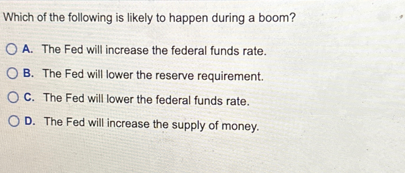 Solved Which of the following is likely to happen during a | Chegg.com
