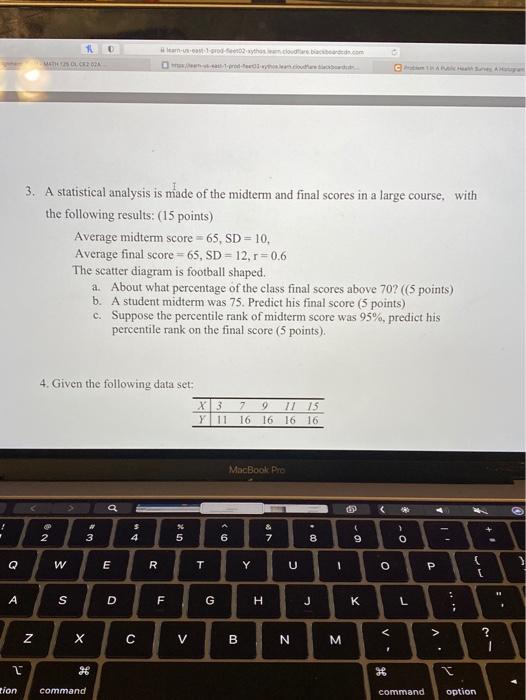 Solved anush.com UTOLETJA 3. A statistical analysis is made | Chegg.com
