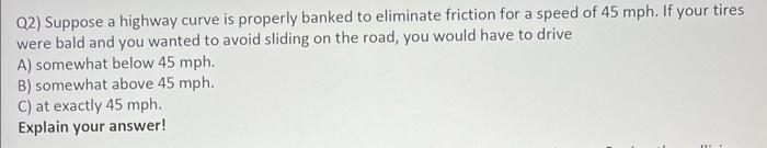 Answered: Suppose the rated speed of a highway…