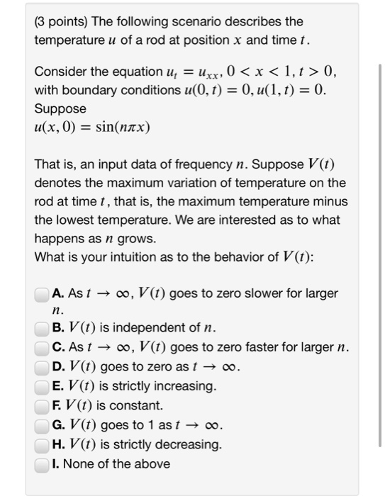 Solved 3 Points The Following Scenario Describes The Te Chegg Com