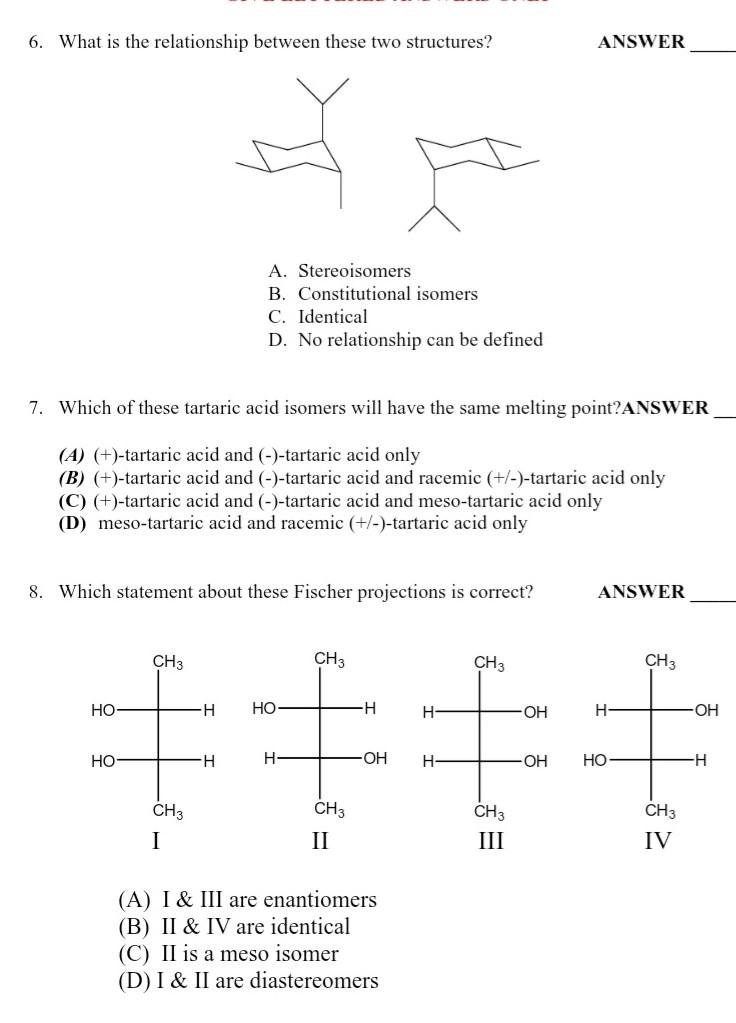 Solved 6. What is the relationship between these two | Chegg.com