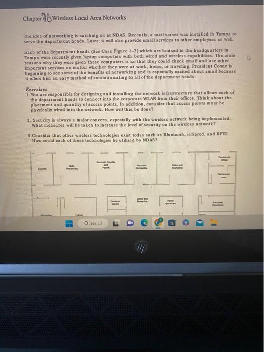 Solved Chapter \&B Wireless Local Area Networks The idea of | Chegg.com