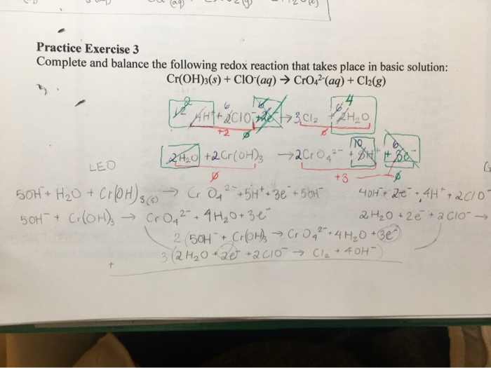 Solved A 29 Practice Exercise 3 Complete And Balance The Chegg Com