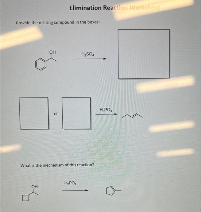 Solved Provide the missing compound in the boxes: What is | Chegg.com