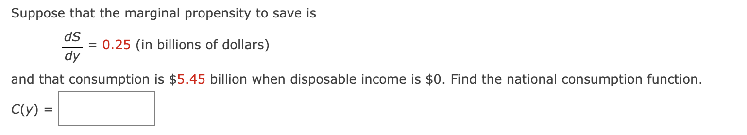 Solved Suppose that the marginal propensity to save | Chegg.com